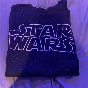 black speckled star wars tee in perfect condition